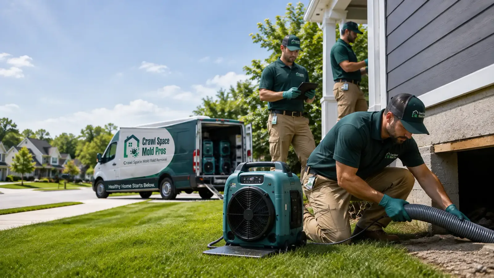 Crawl Space Mold Removal in Monroeville, NJ